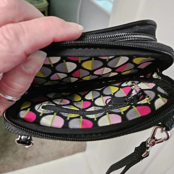 Vera Bradley black small wallet wristlet - Picture 5 of 6